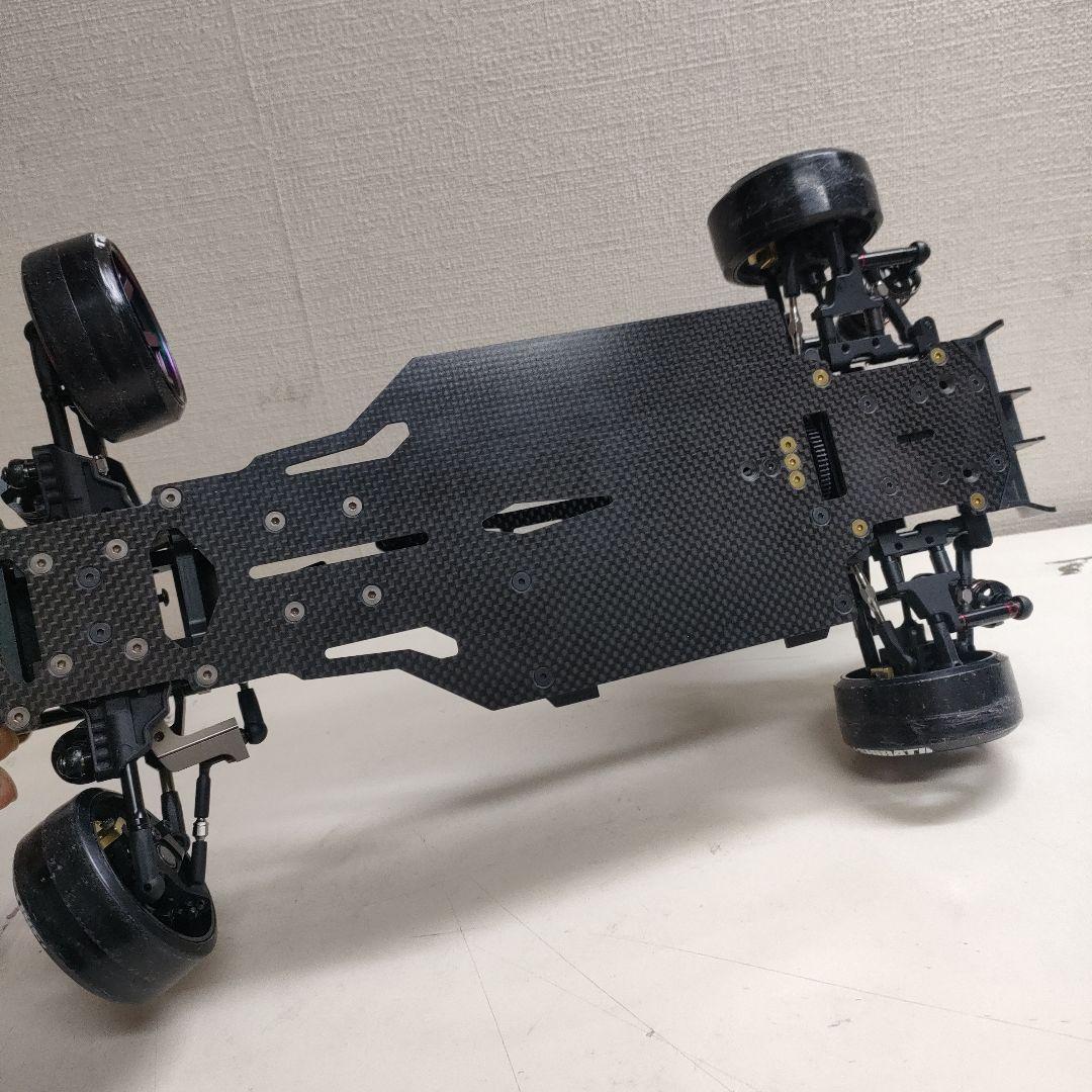 【走行少】シバタ GRK5ドリフトシャーシ、オプション多数装備、部品多数付き