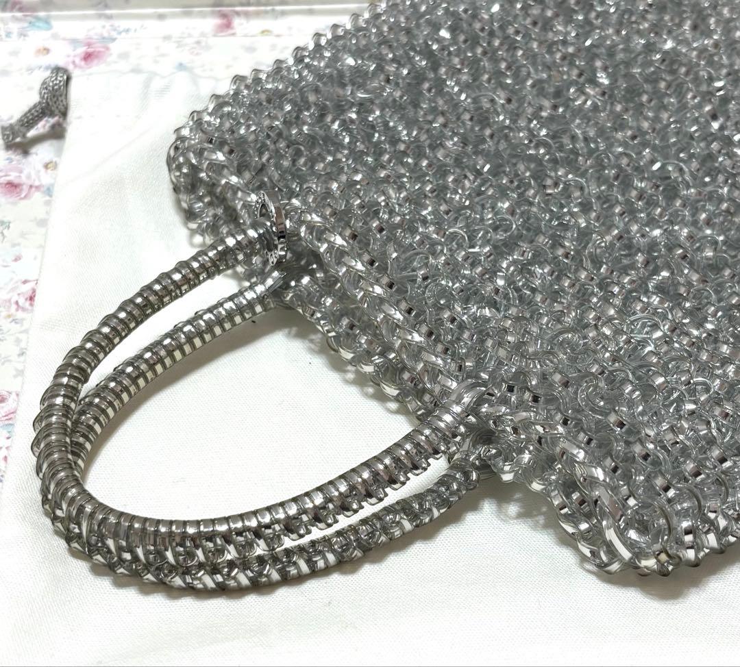 ☆アンテプリマ☆スタンダード ミニアトゥーラ シルバー ワイヤーバッグ