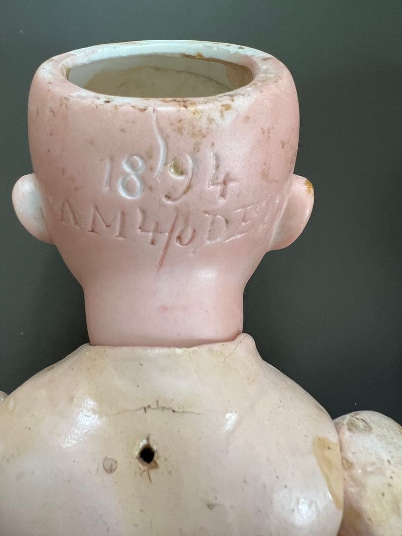 【アンティーク】ドイツ製ビスクドールアーモンドマルセル1894ペア