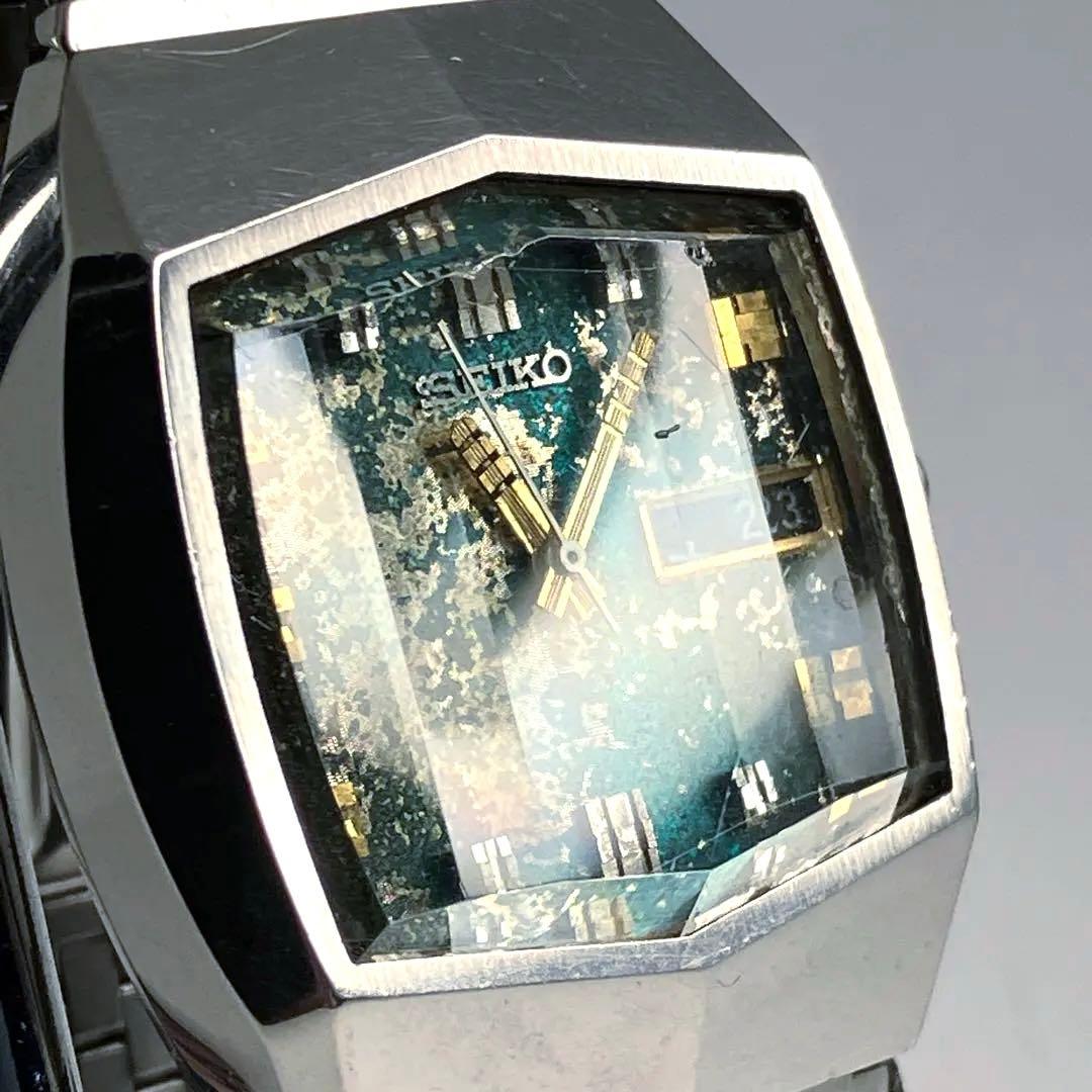 ジャンク 不動 キングセイコーバナックスペシャル 5256-5000 グリーン