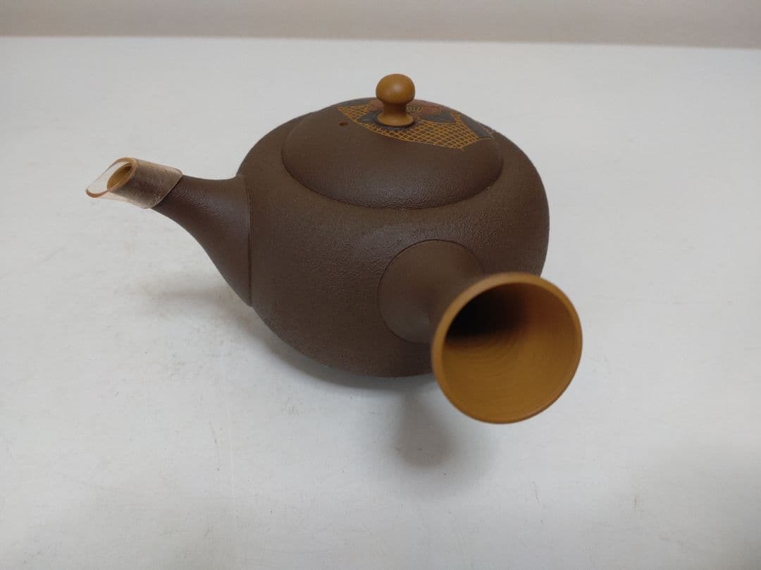 常滑焼 甚秋造 茶器揃 急須 煎茶碗五客 共箱