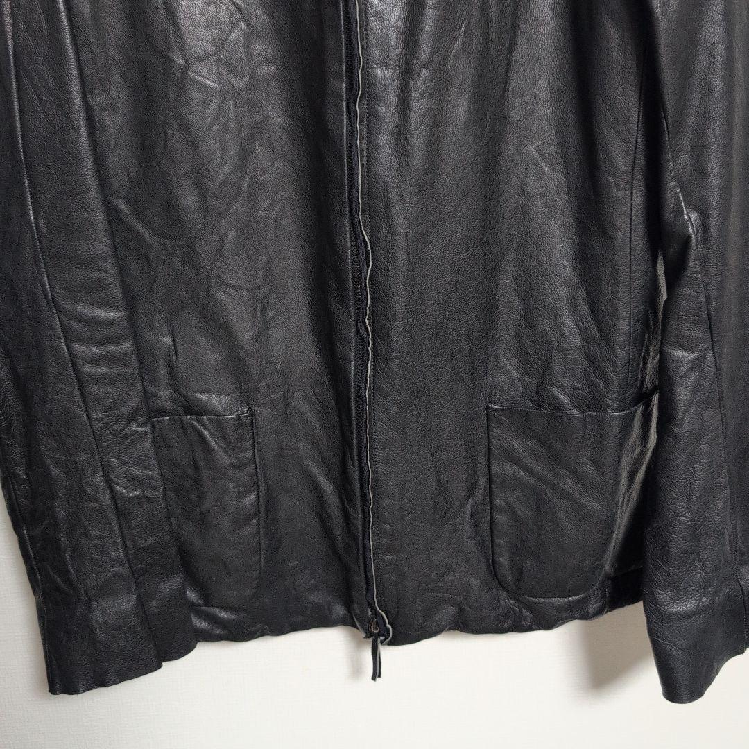 823　c diem レザージャケット　ブラック　ジップ　サイズ4