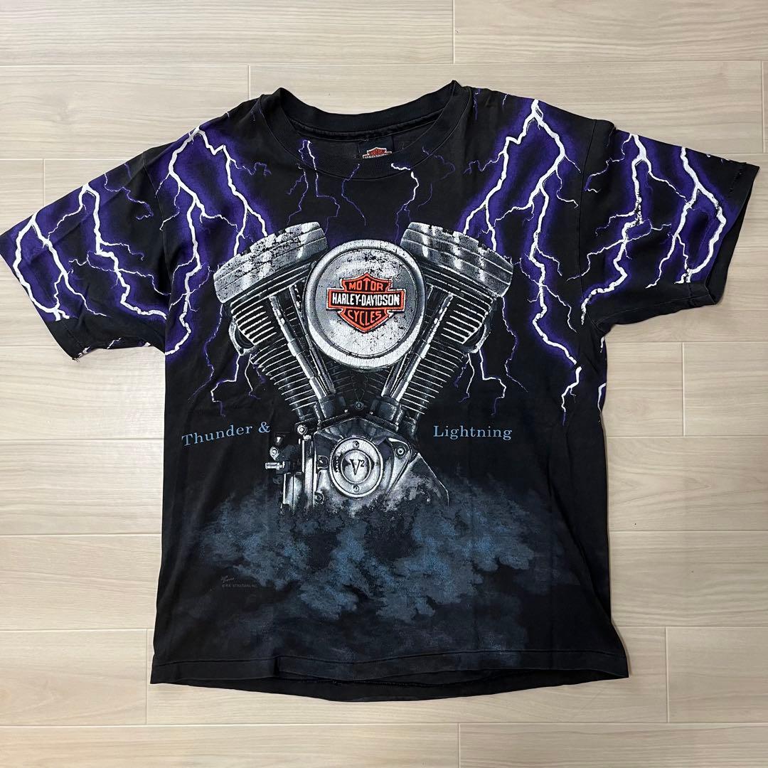 トップス Harley-Davidson Thunder & Lightning T