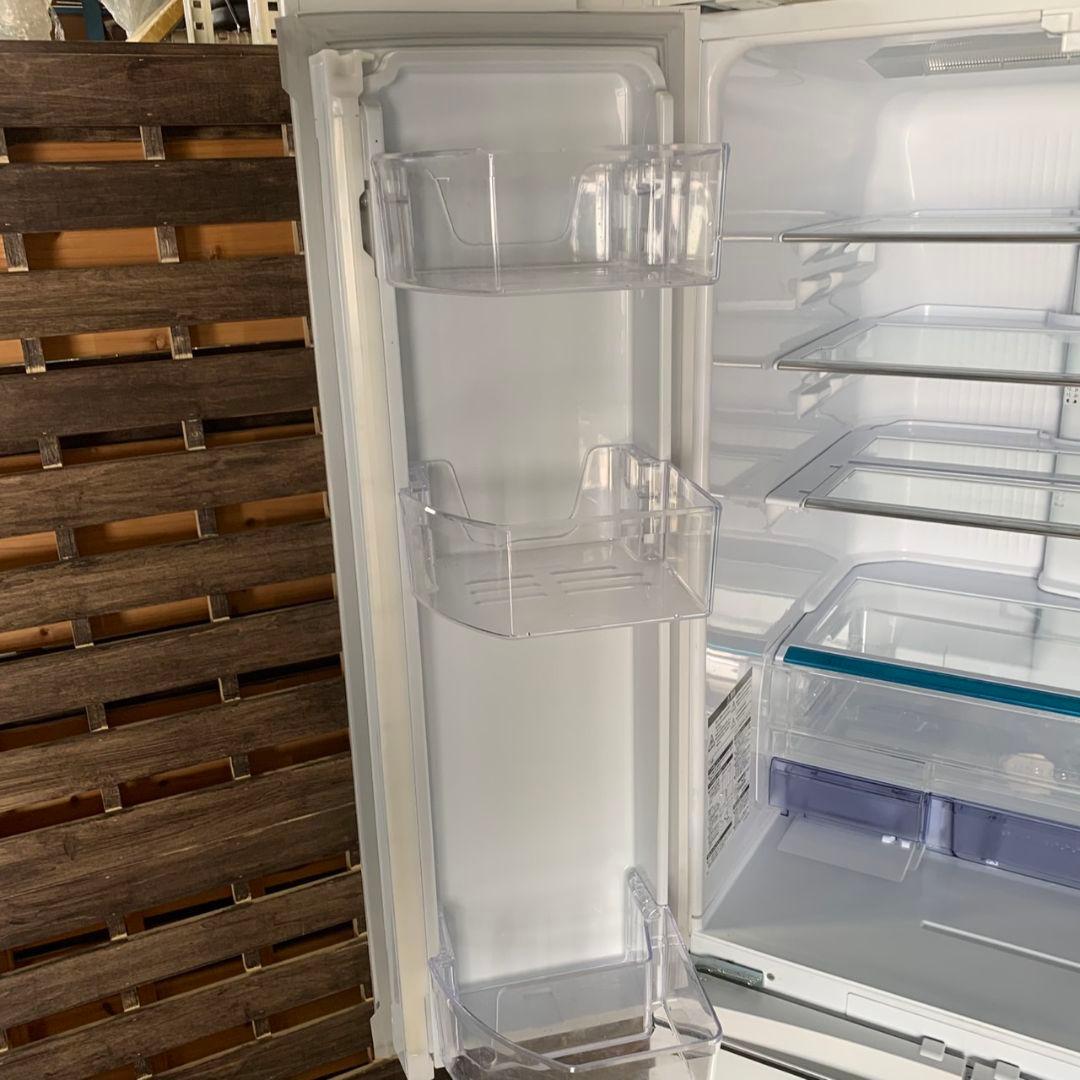 J564 フレンチドア冷蔵庫 三菱 455L 2019年製 ガラストップ