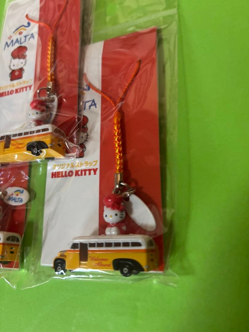 キティ　ストラップ　未開封　バス　コラボ