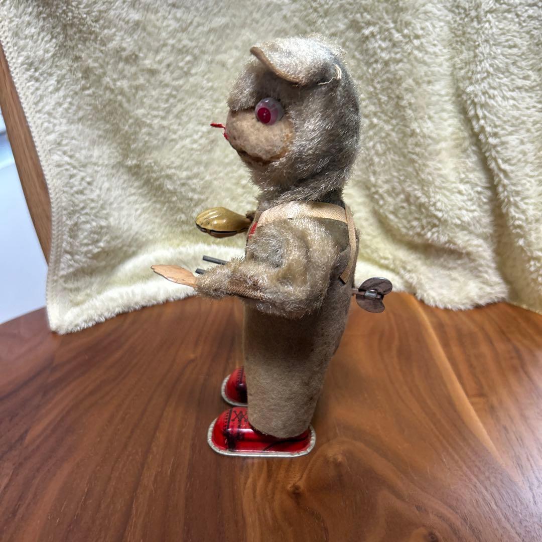 ウサギ型アンティーク人形　ブリキ　昭和　ヴィンテージ