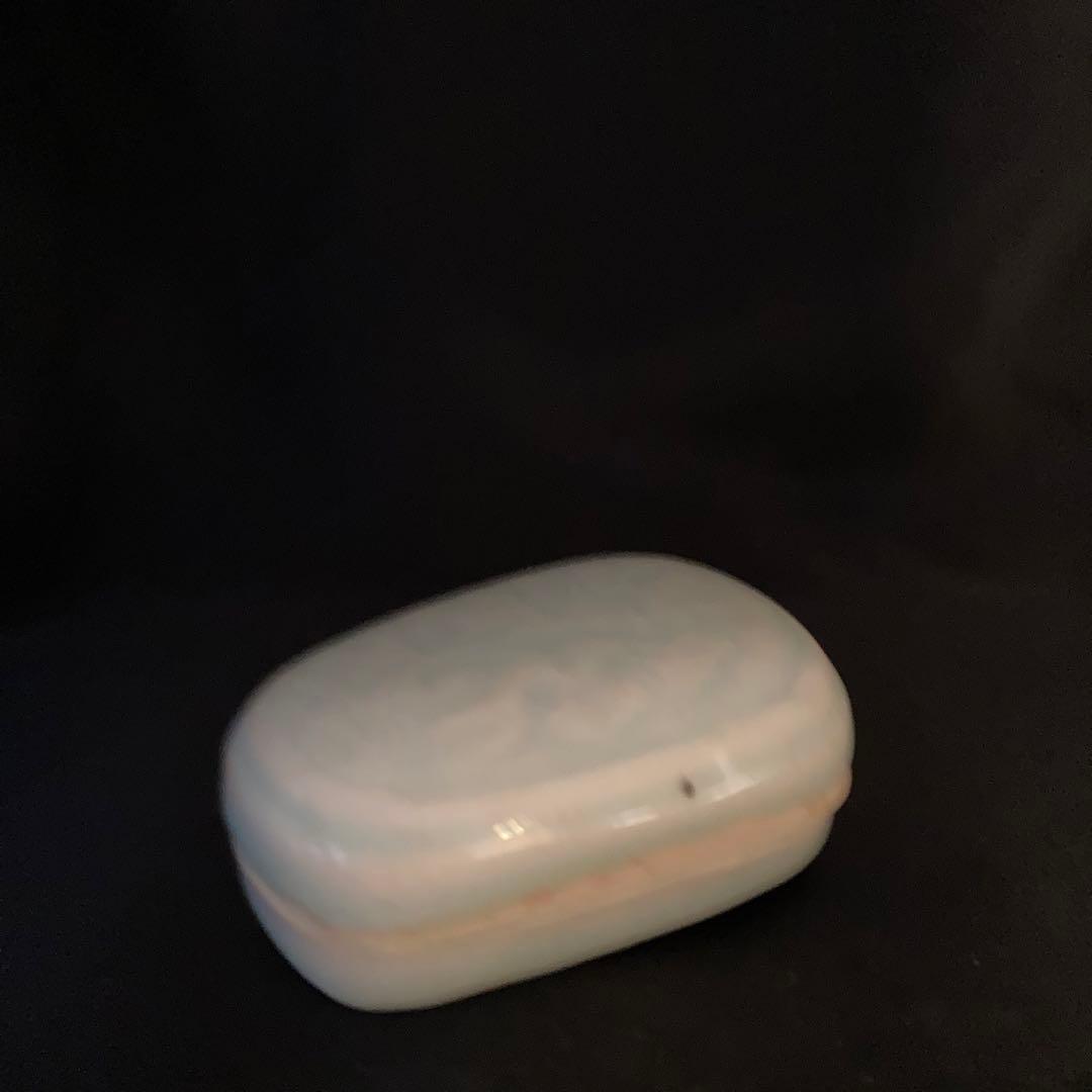 赤札閉店セール❗️【ギャラリー三益】中国古美術　影青蘭花陽刻紋硯（宋時代）