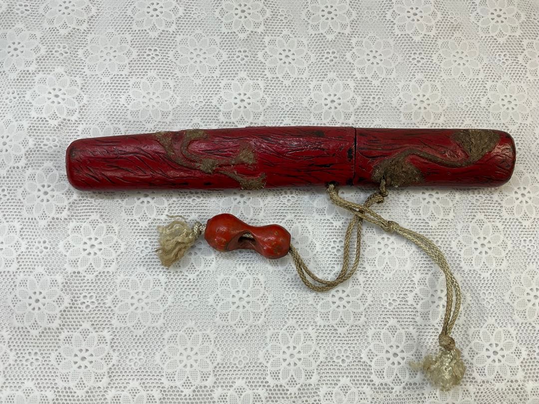 残欠刀　合法サイズ　ナイフ　伝統的な赤い木製ハンドルの刀