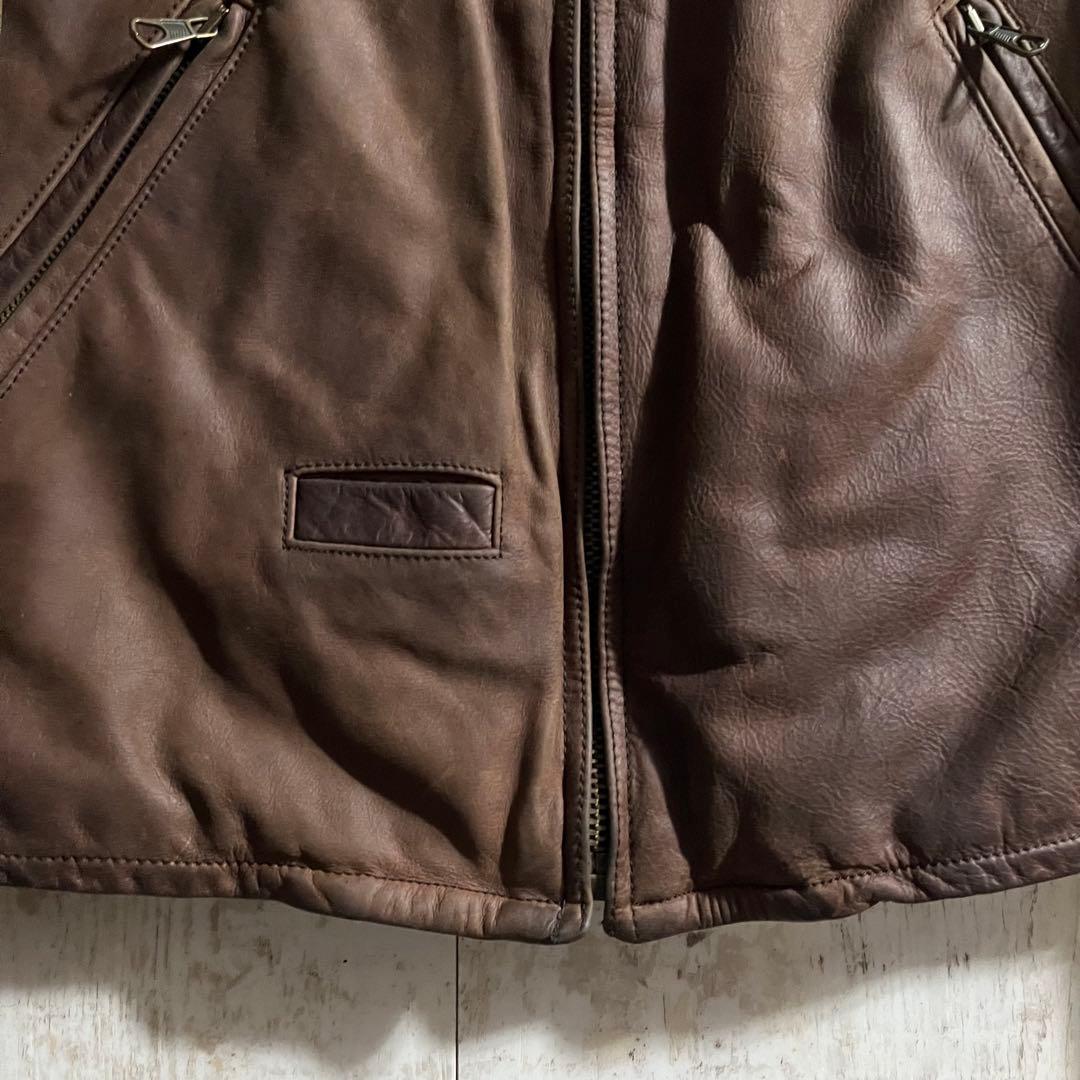 dezert デザート イタリア製 本革 皮革 レザー ライダース ジャケット