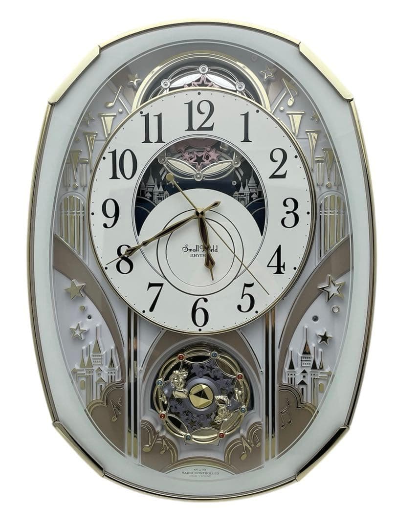 【極美品】スモールワールド 電波からくり掛時計 4MN551RH03