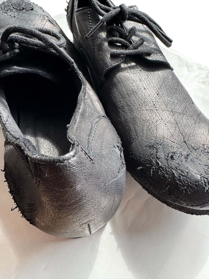 u*n様 ヨウジヤマモト 22AW HE-E02-760 ダメージド ゴートレザ