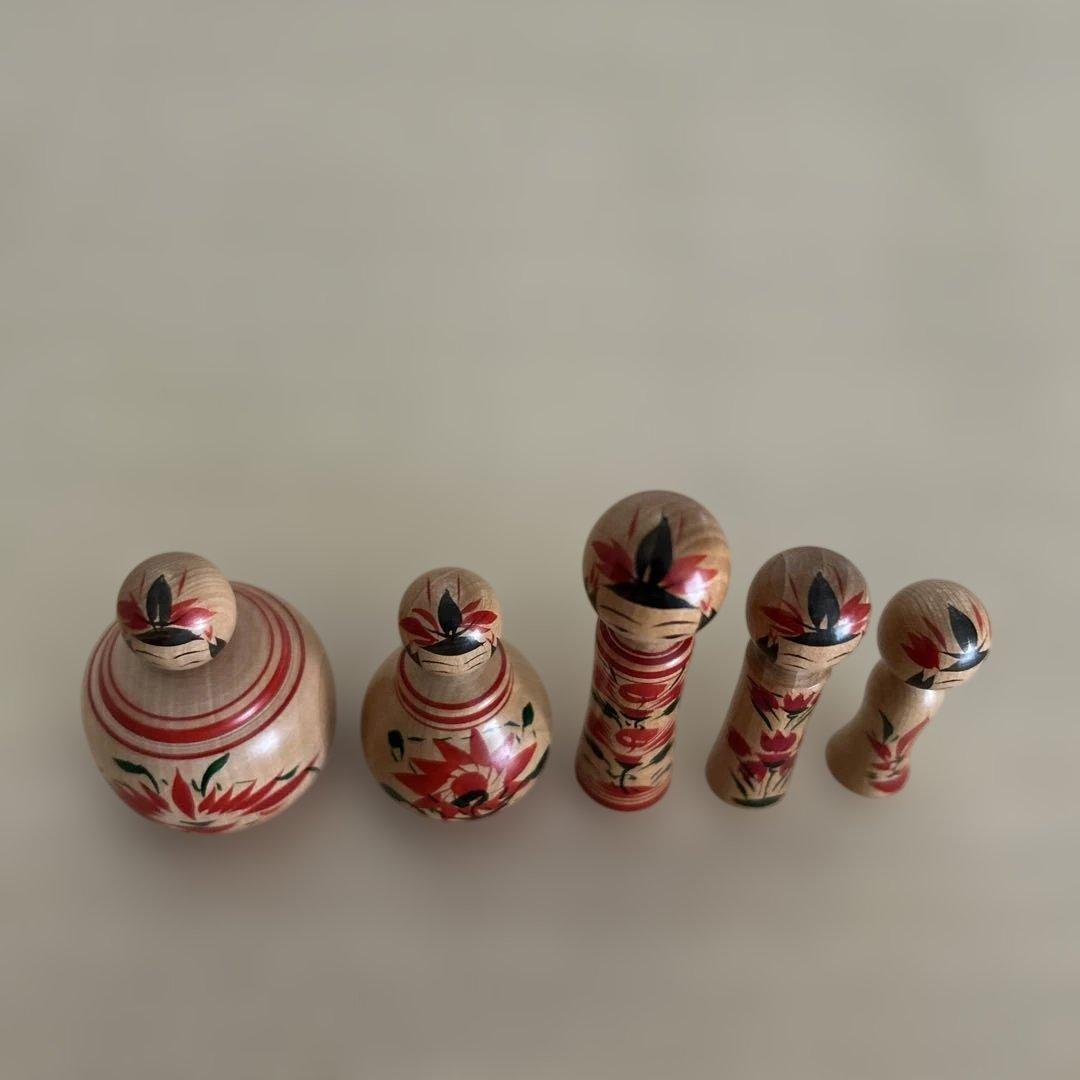 大沼秀顕工人 こけし【蓋付きえじこ】