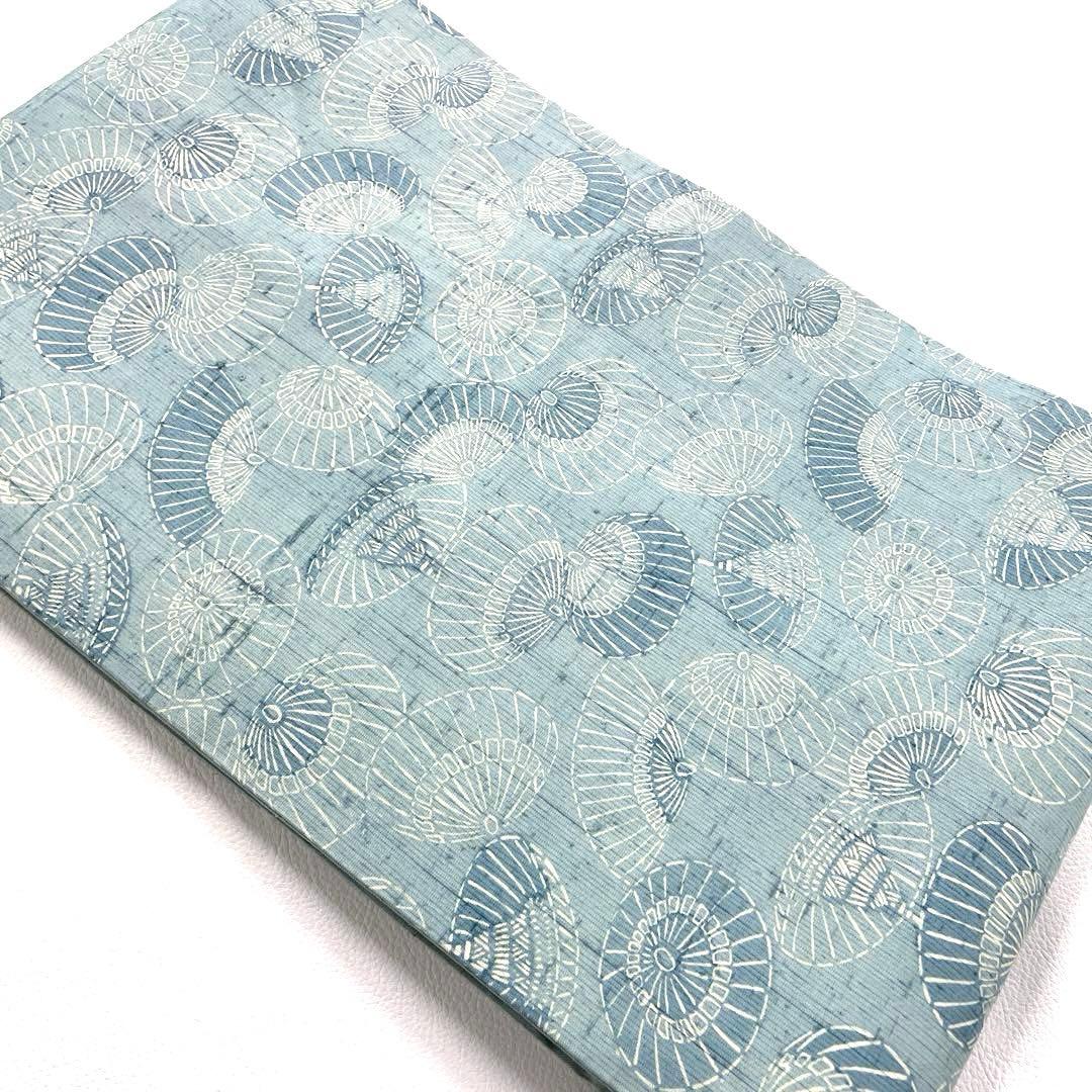 専用帯5062 ●高級 正絹 紬 型染 名古屋仕立て 名古屋帯 番傘