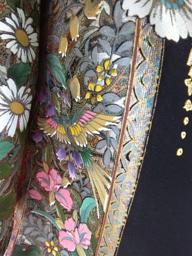 振袖フルセット、正絹振袖落款、成人式、重ね衿帯揚げ帯締、西陣袋帯ガード加工、襦袢