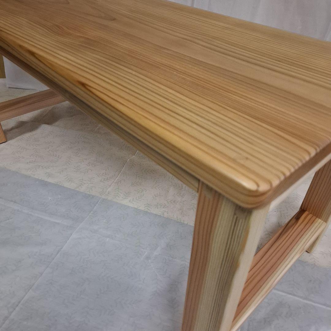 天然杉一枚板　テーブル　サイドテーブル　コーヒーテーブル　作業台　ベンチ　TV台