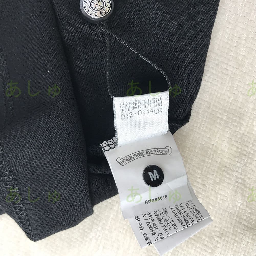 値下！Chrome Hearts ブラッククロムハーツ 長袖Tシャツ M