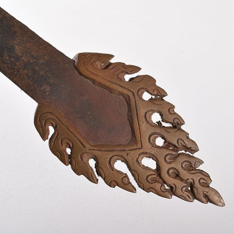 仏教美術　密教法具　古銅　利剣　カドゥガ　倶利伽羅剣　C　8587