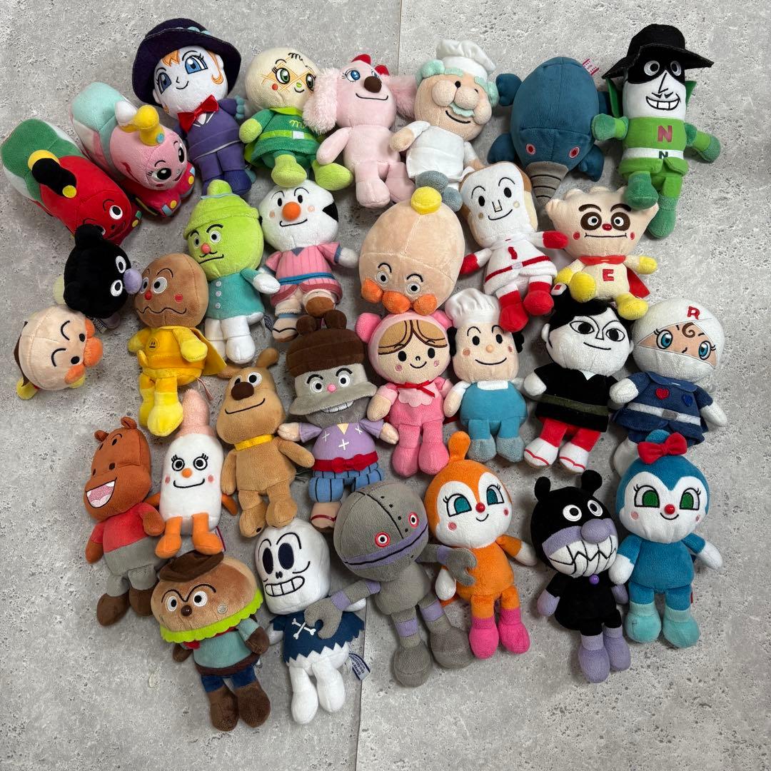 アンパンマン ぬいぐるみ プリちぃビーンズ　30体