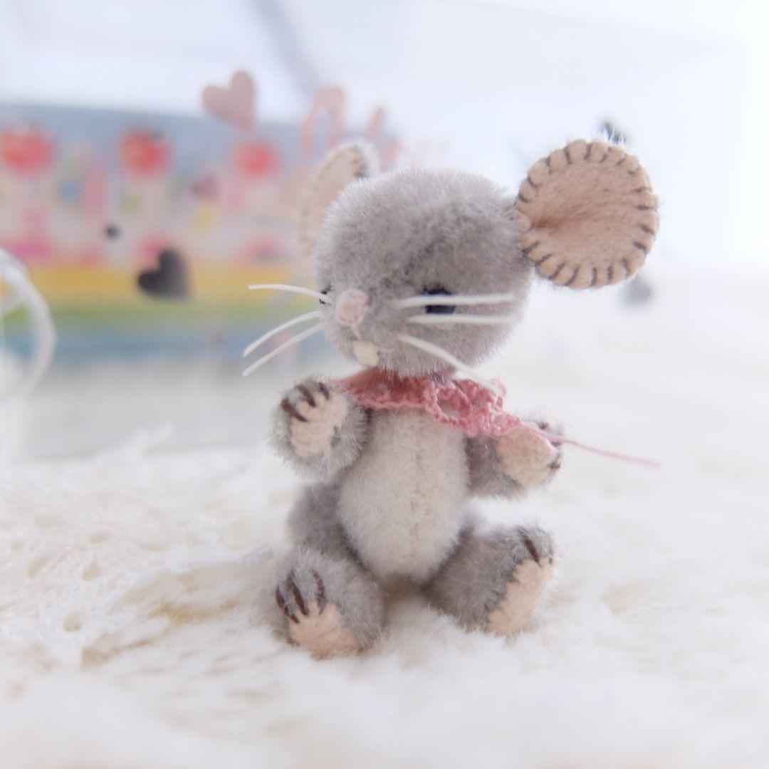 【国内作家様】テディベア　アーティストベア　ぬいぐるみ ねずみ