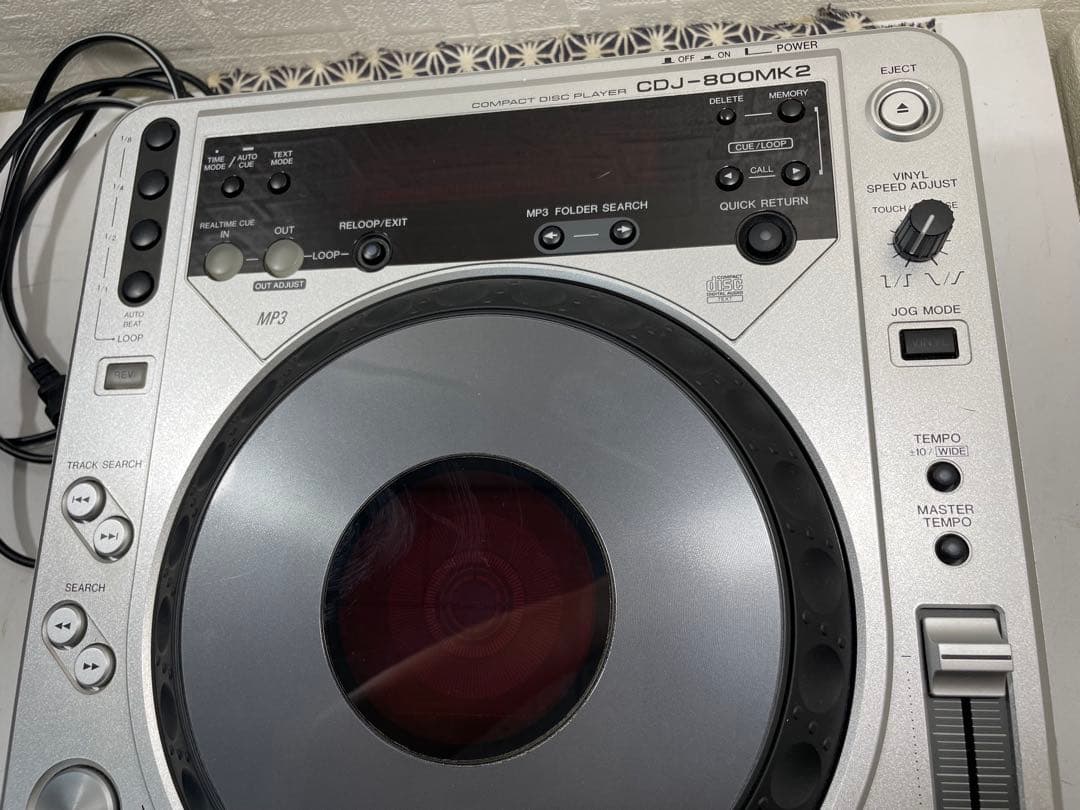 pioneer dj パイオニア　CDJ-800mk2 レンズメンテナンス