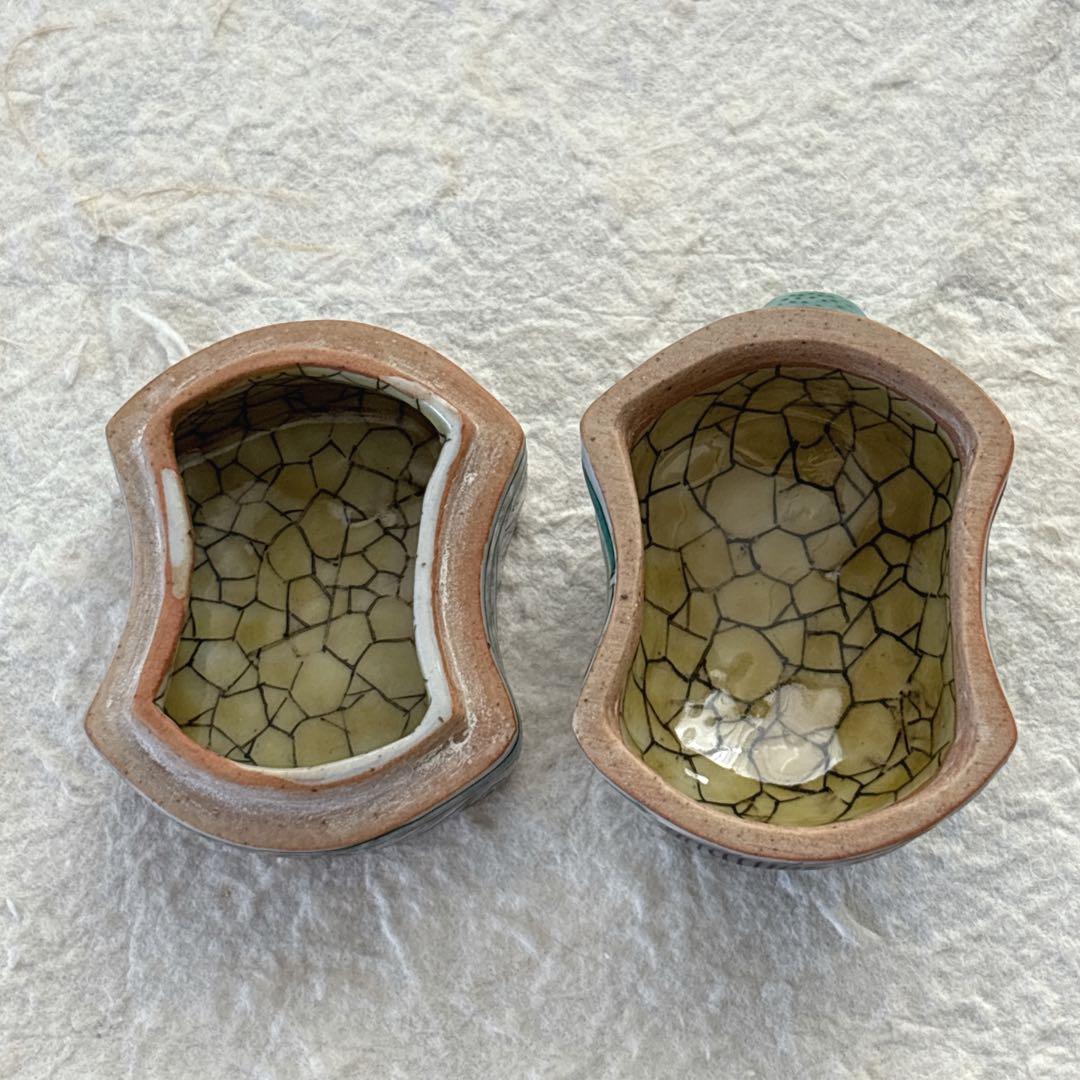 茶道具　亀　香合　須田菁華作　吉田屋