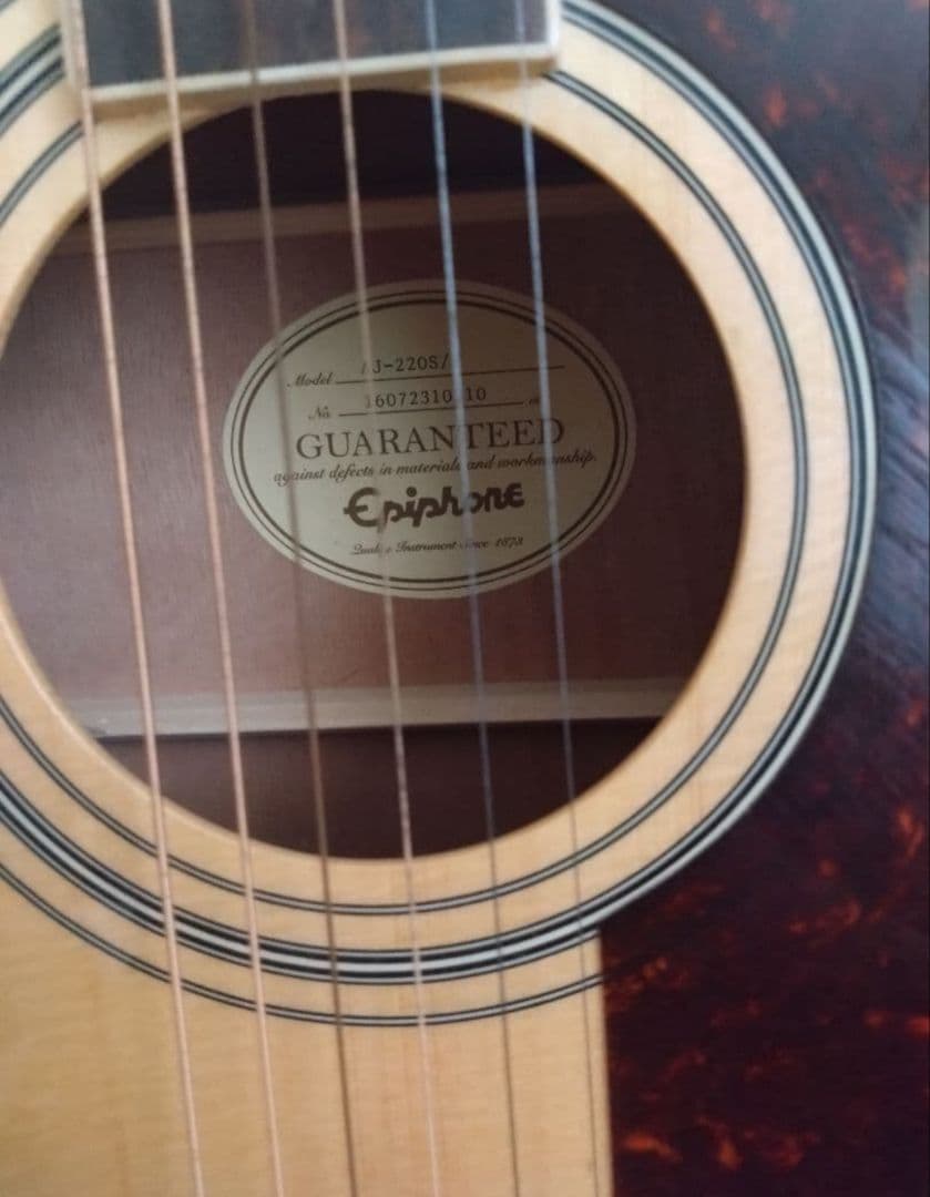 【美品】エピフォン アコースティックギター AJ-220ケース付き最終価格