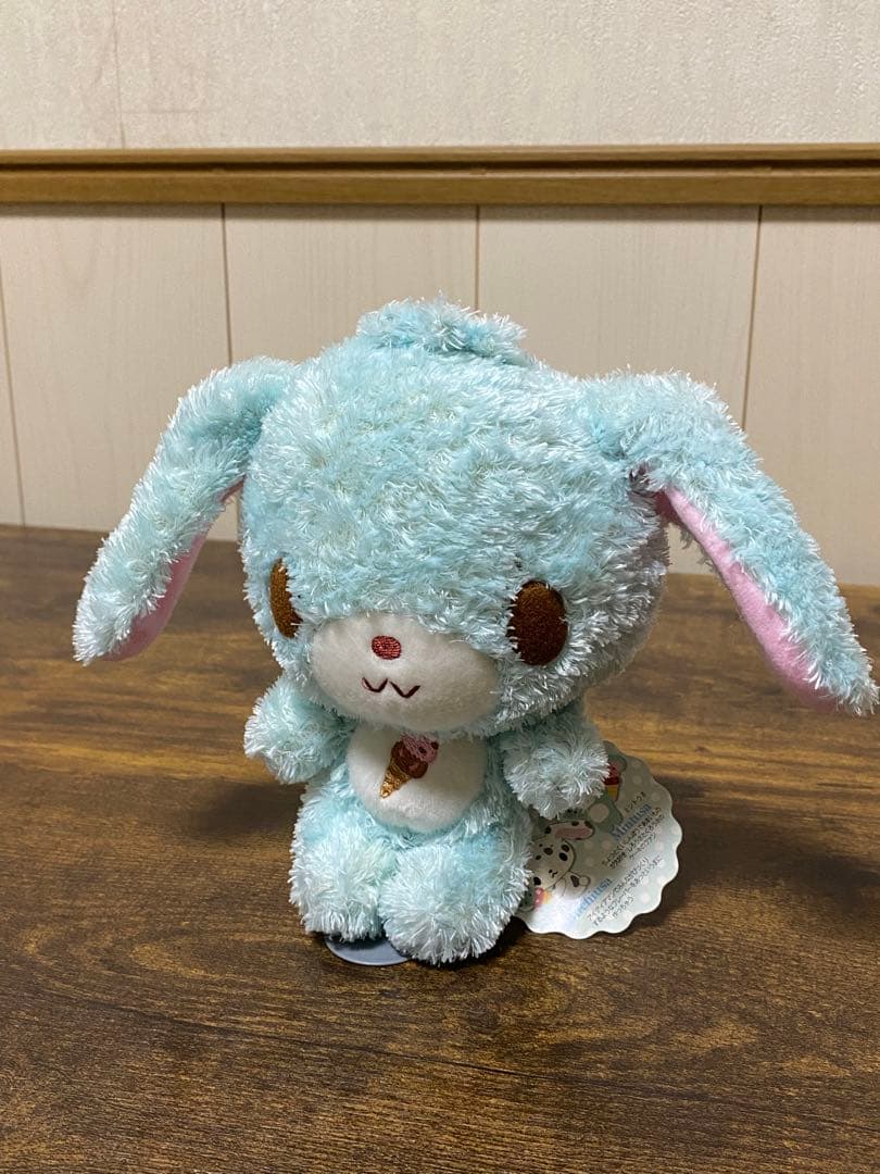 シュガーバニーズ　ぬいぐるみ　ミントうさ　ミントシシュウ　刺繍　サンリオ