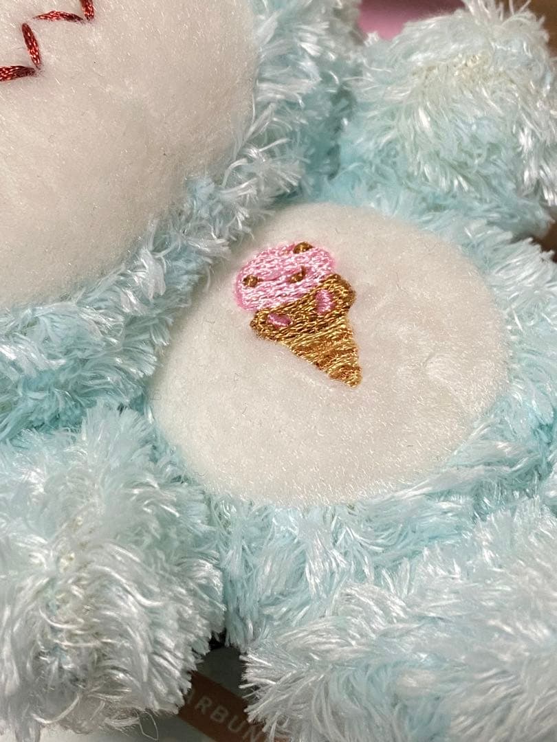 シュガーバニーズ　ぬいぐるみ　ミントうさ　ミントシシュウ　刺繍　サンリオ