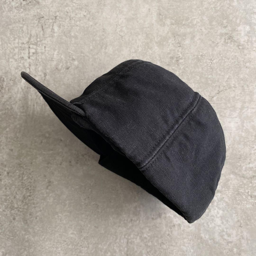 90s カーハート イヤーフラップ 耳当て キャップ USA製 黒 XL