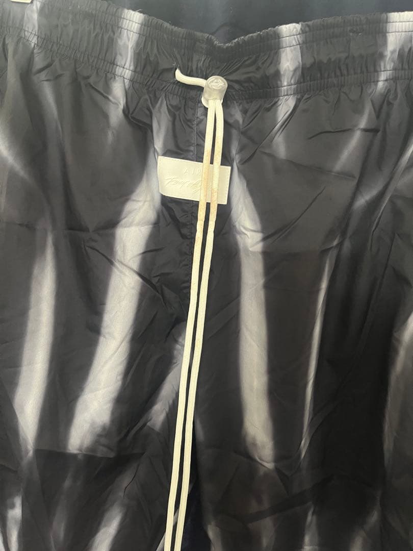 NIKE Fear of God コラボ サルエルパンツ 黒と白 ストライプ