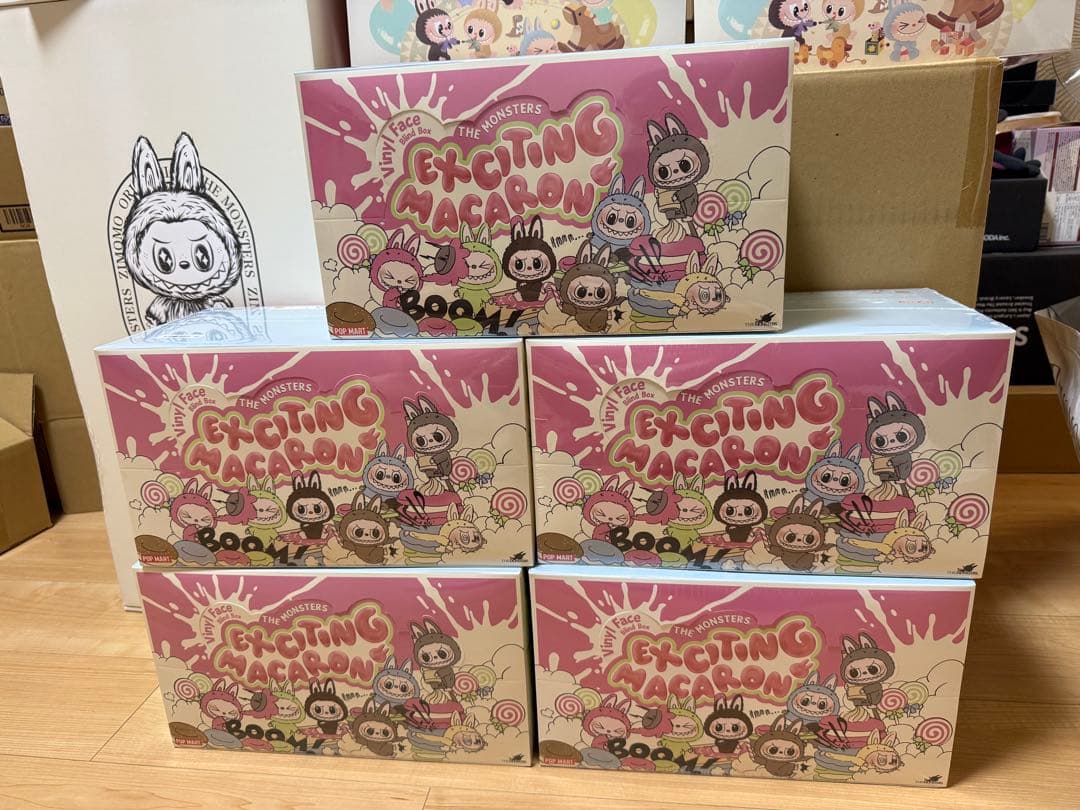 THE MONSTERS Exciting Macaron ぬいぐるみ 5セット