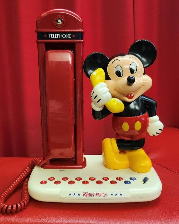 ビンテージ ミッキーマウス 電話機