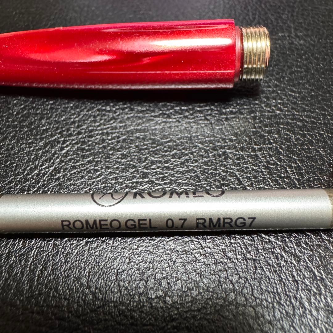 伊東屋 ロメオ ROMEO No.3 イタリアンレッド ボールペン 太軸 美品