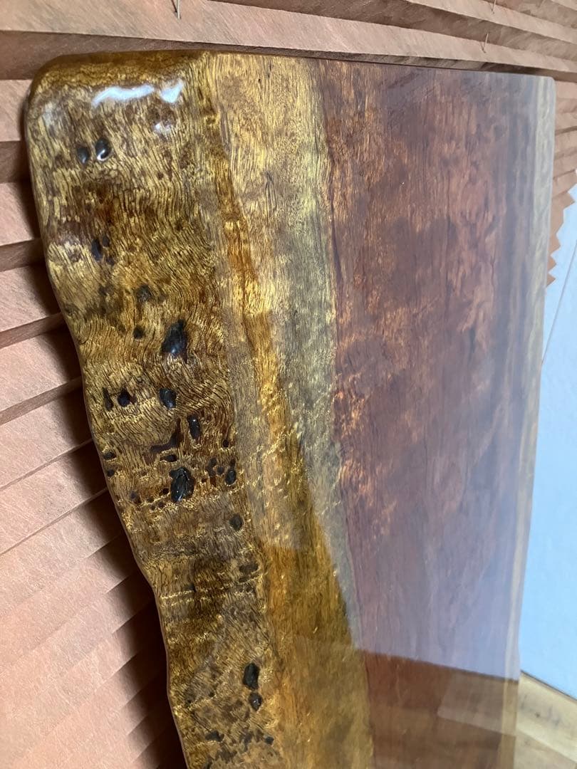 ブビンガ　1枚板　座卓　希少！