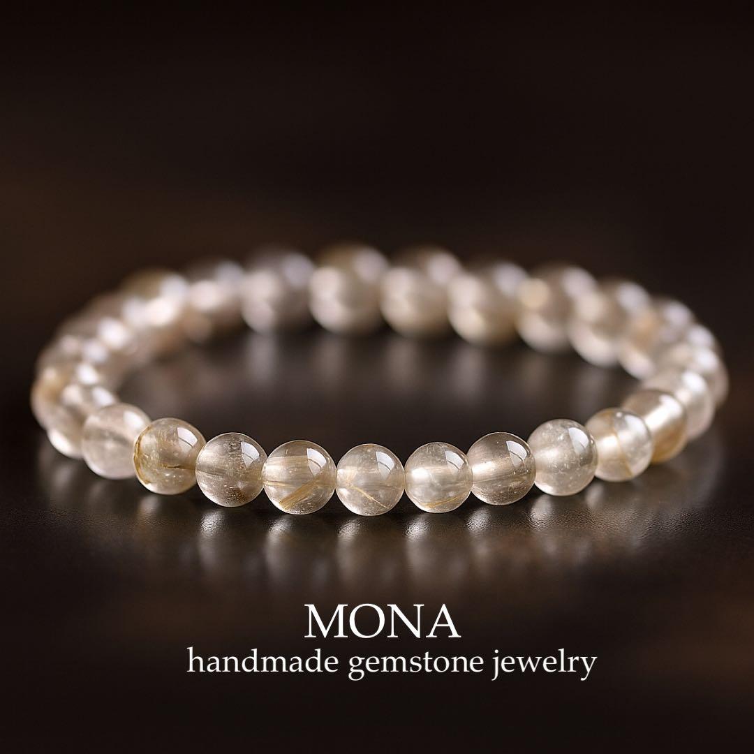 【Chikarin】希少ファイヤーアゲートゴムブレスレット