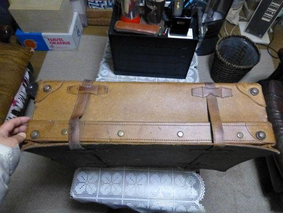 ★革製　スーツケース　レトロ★