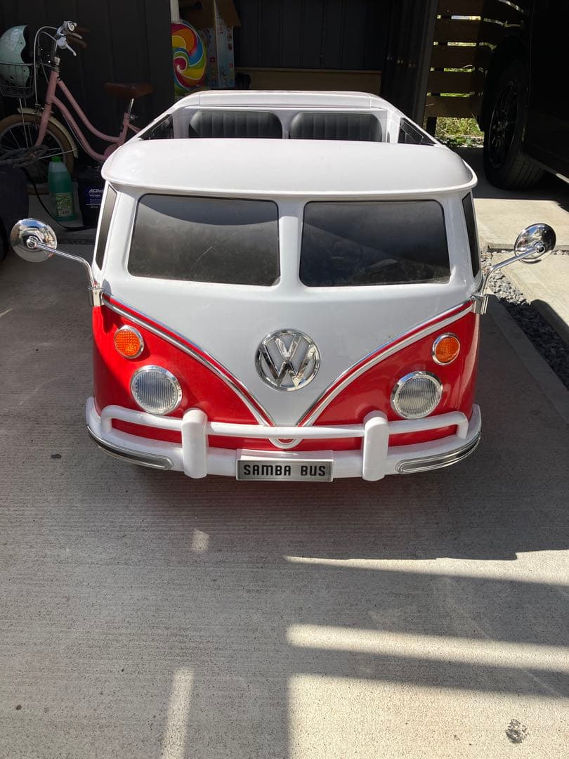 ワーゲンバス 電動ラジコン 子供2人乗り