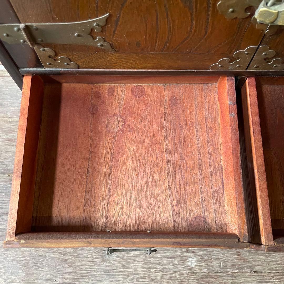 古美術 李朝家具 薬箱 薬箪笥 ヤクチャン 小引き出し アンティーク 中国家具