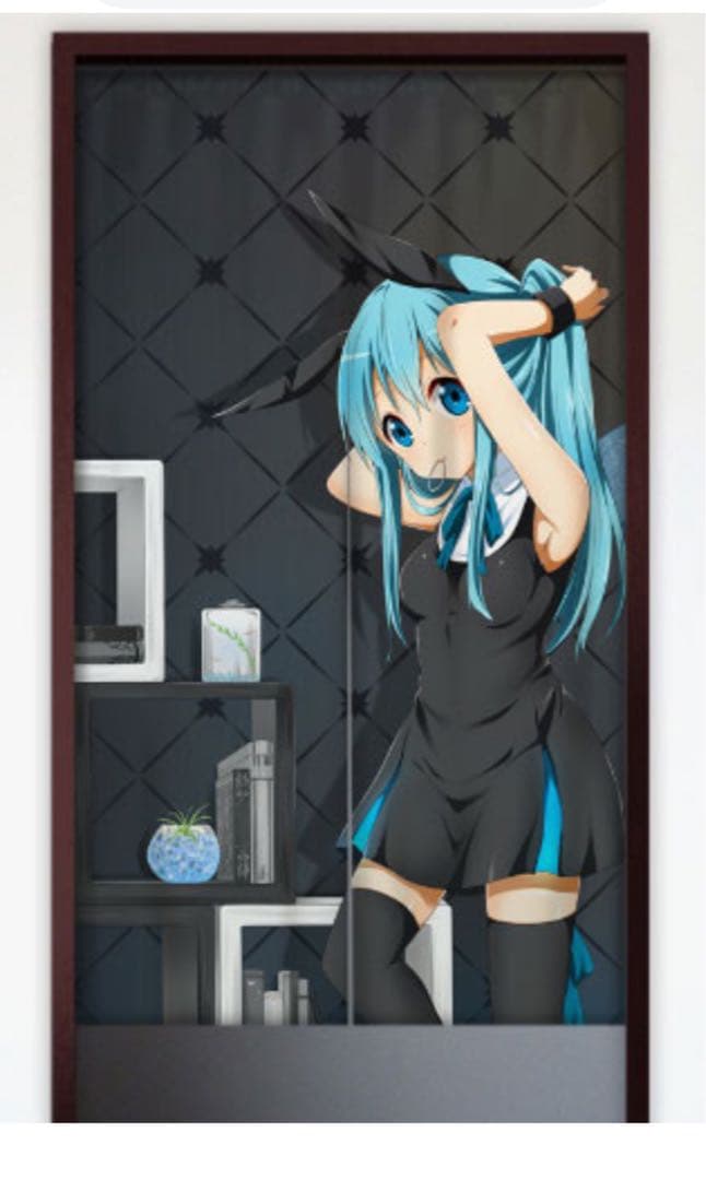 カーテン魂 らぐほのえりか のれん