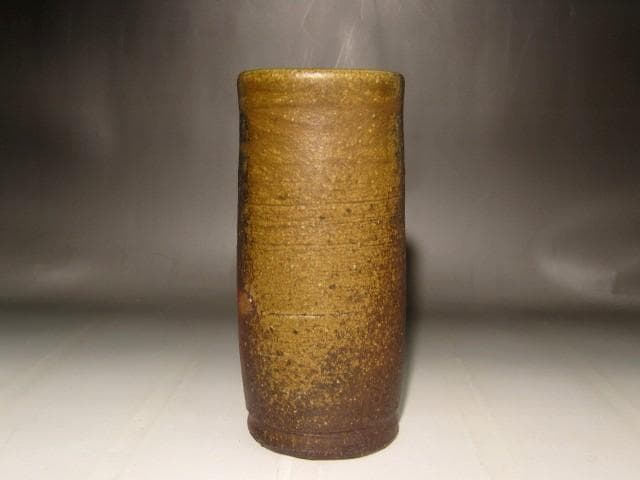 人間国宝　藤原雄　花入　鵬雲斎花押の逸品 s259