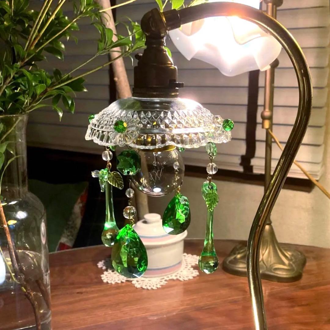 （専用）ミニシャンデリア（植物）1920年　フランス　イギリスランプスタンド