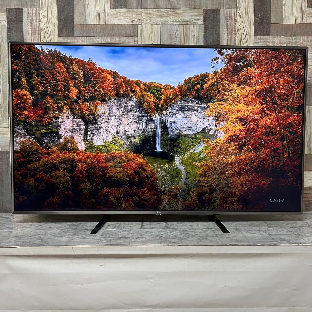 即日受渡❣️全国送料込LG55型4K液晶テレビWチューナー Netflix視聴可