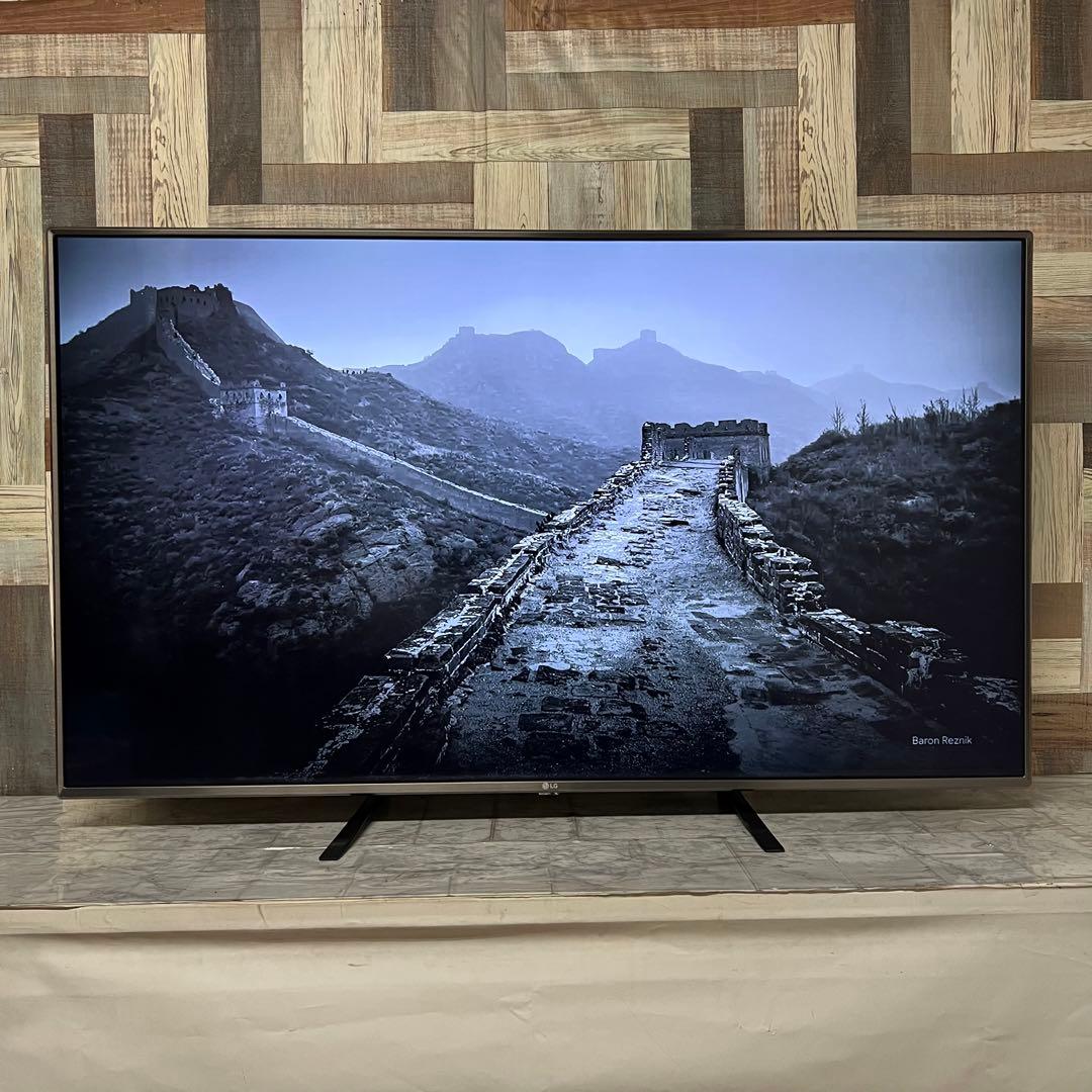 即日受渡❣️全国送料込LG55型4K液晶テレビWチューナー Netflix視聴可
