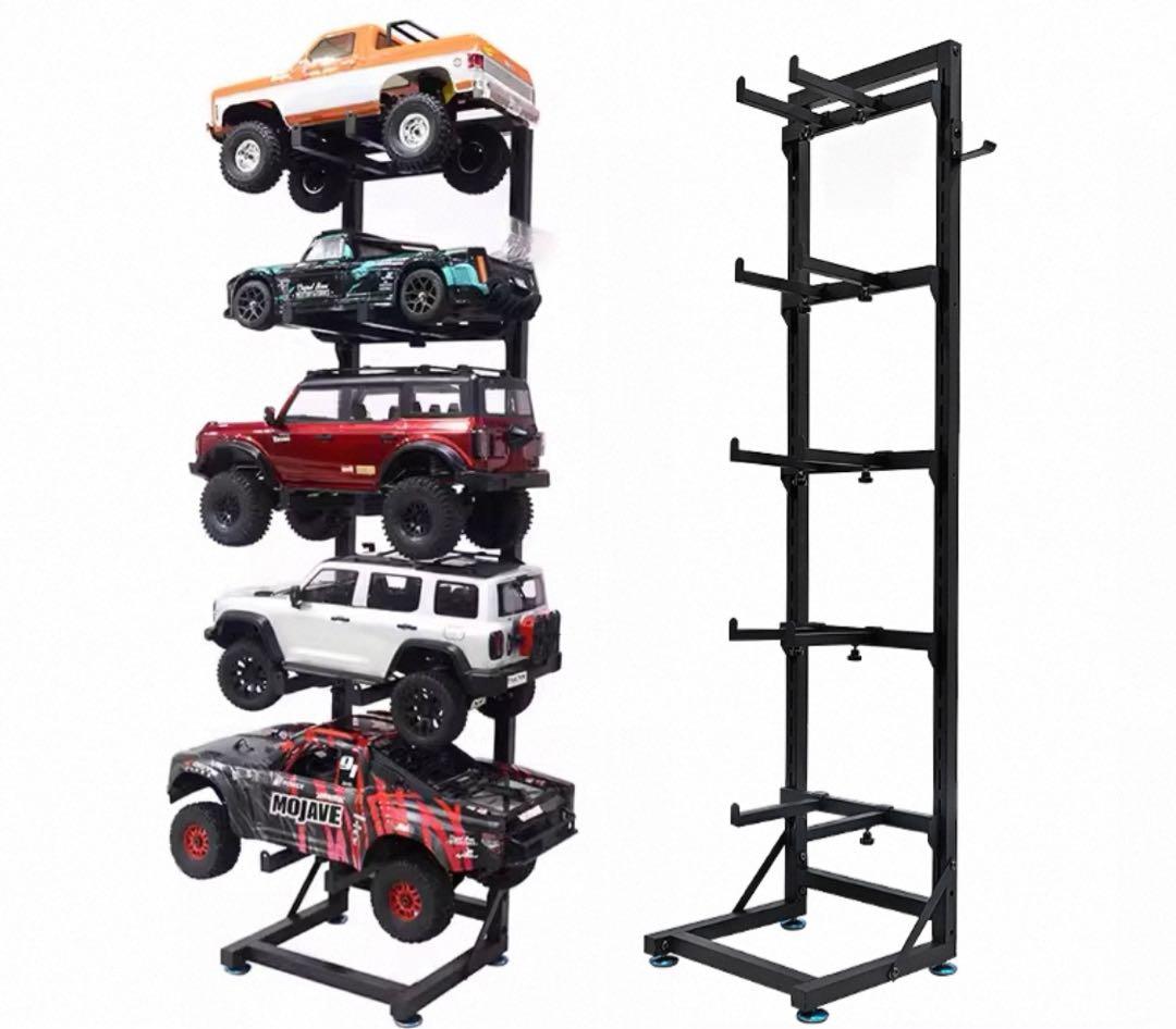 5段 かなり丈夫 ラジコン棚 肉厚スチールラック 棚 メタルラック 調整可能