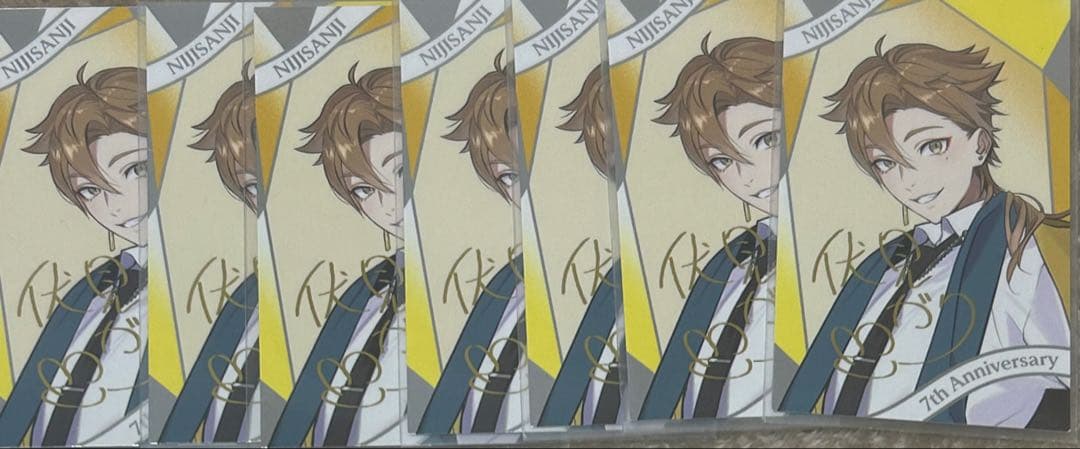 にじさんじ 伏見ガク 7周年 チェキ 特典