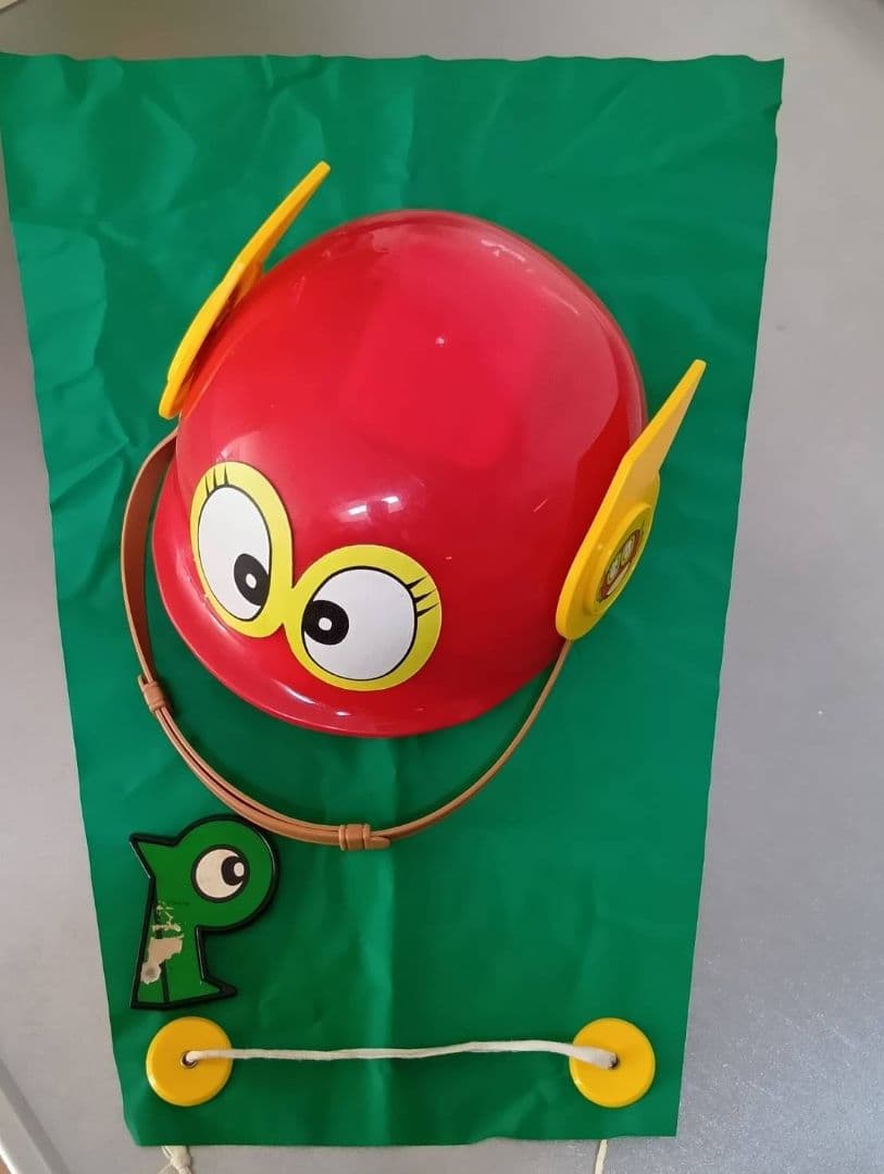 昭和レトロ　激レア　パーマン　パー子ヘルメット　マント　バッチ付き　藤子不二雄