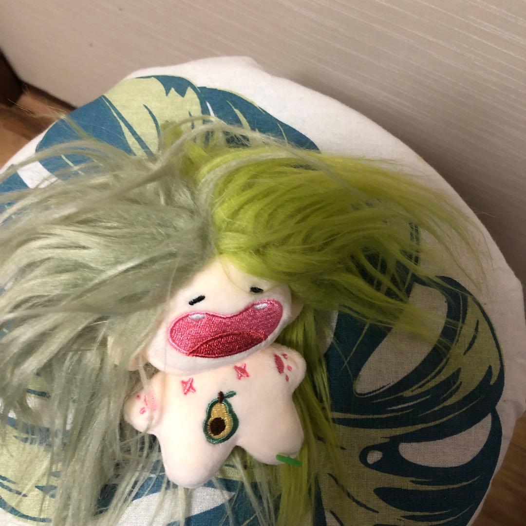 カスタムドール 緑髪のぬいぐるみ 15 cm