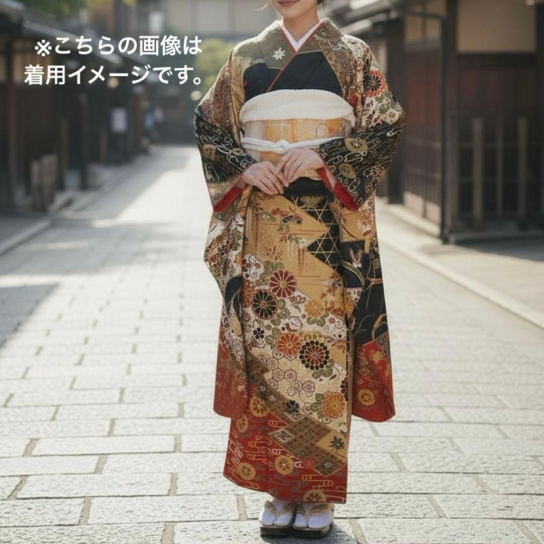 振袖　フルセット　5点セット382 F すべて正絹