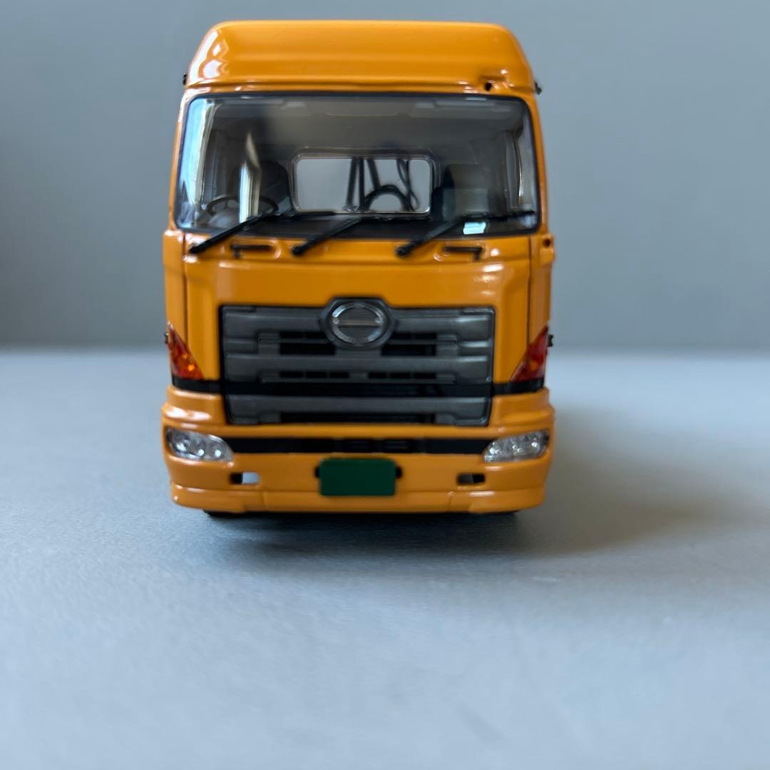 1/50 日野プロフィアハイルーフSS 6×4 &16輪中低床トレーラ日通カラー