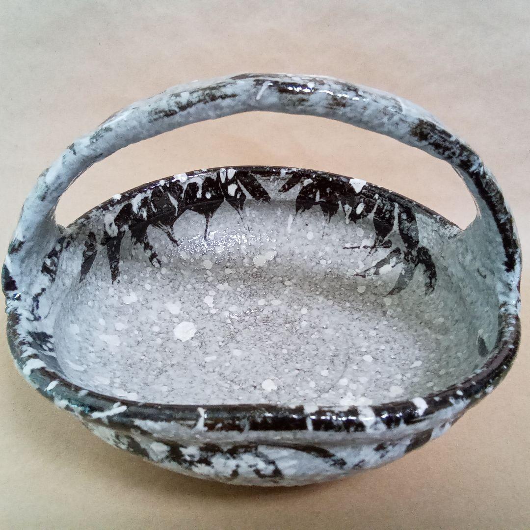 手鉢　雪笹　乾山写　与し三